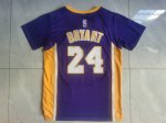 NBA 24 Bryant Lakers Maillot manche courte Violet